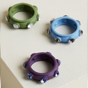 Torrid Matte Stone Ring Set